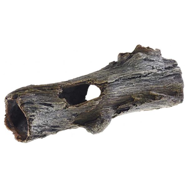 Large 21cm Classic Narrow Driftwood Hideaway Grey for fish aquariums