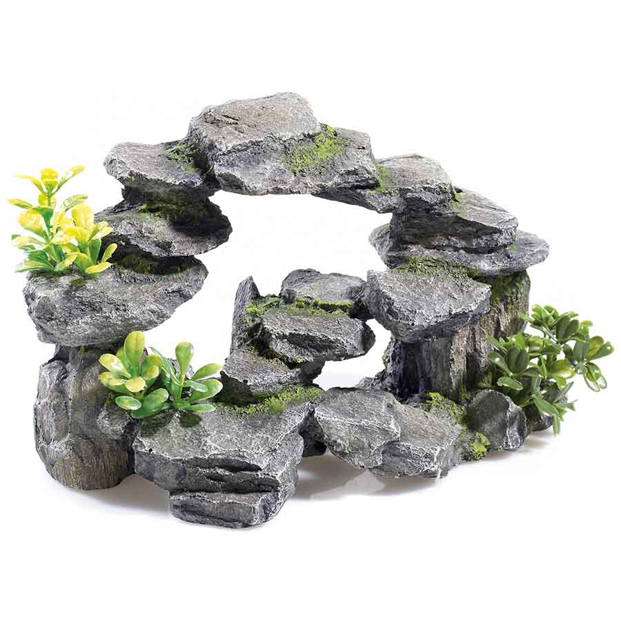 Classic Rocky Arch With Plant 2859