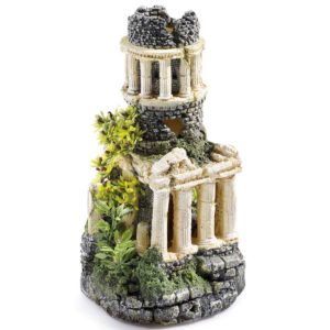 Classic Roman Tower - 2921. Fish tank ornaments of ancient ruins