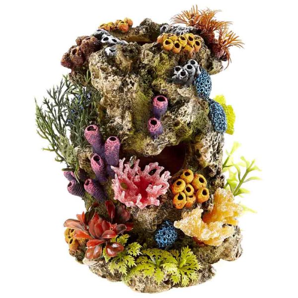 Classic Coral Stone With Plants 3412