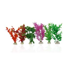 Aqua One Plastic Plant 6 Pack Mixed (S) 24237