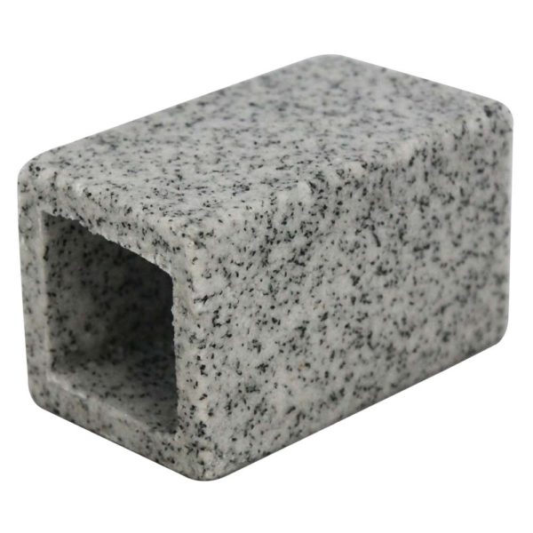 Aqua One Square Cave Marble (S) is an elegant tank ornament,