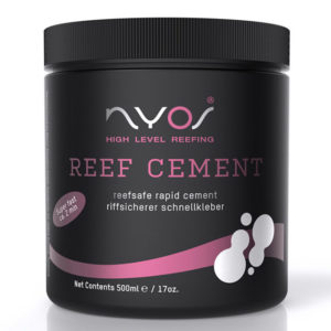 Nyos Reef Cement 500ml is a rapid adhesive with a firm grip and is low in harmful substances, which can be used to attach corals, overhangs, columns and complete stone structures easily and durably