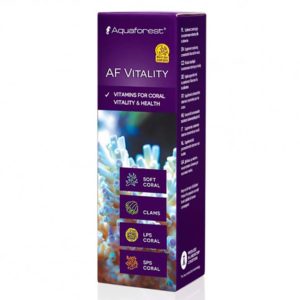 Aquaforest vitality is a supplement containing concentrated vitamins for corals