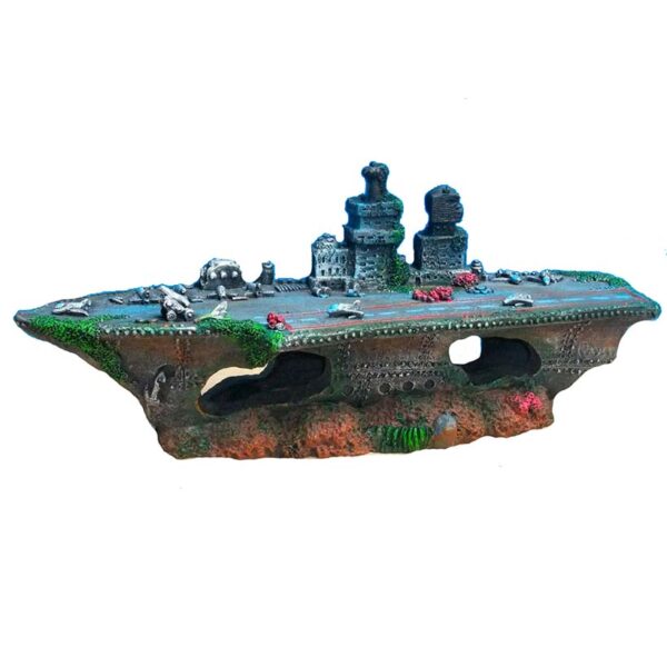 Introducing the Hugo Battle Ship 1397896, a stunning and realistic ship decoration for aquariums.
