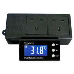 The d-d Dual Temp Controller - for constant control of ideal tank temperatures. Complete with audible and visible alarm