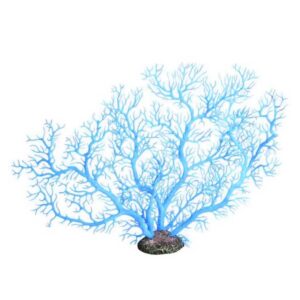Aqua One Coral Fan Blue (L) is a stunning and realistic aquarium ornament that is sure to add a touch of elegance and vibrancy to your aquarium.