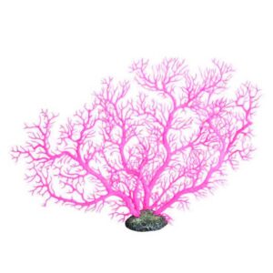 Aqua One Coral Fan Pink (L) is a stunning and realistic aquarium ornament that is sure to add a touch of elegance and vibrancy to your aquarium.