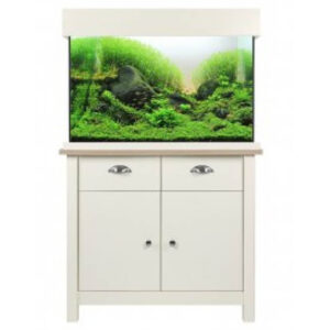 Aqua one Oakstyle 145 White compltete aqurium set all equipment provided