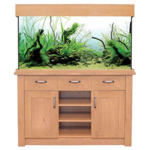 Aqua one Oakstyle 230 oak effect 230 litre cottage style aquarium and cabinet set with equipment