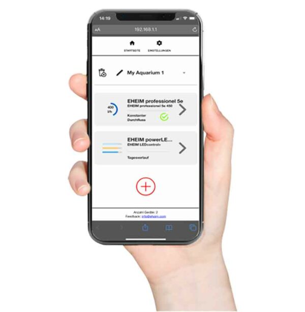 Eheim Professional 5e 600T computer of smart device control