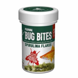 Fluval Bug Bites Spirulina Flakes 18gmake fish go crazy.