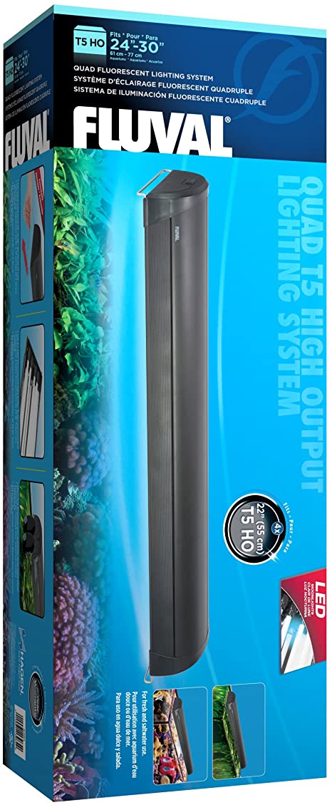 Fluval T5 Quad Lamp Fixture 36inch Fast Delivery Abyss Aquatics Uk Fluval T5 Quad Lamp Fixture 36inch, 36 Inch T5 Light Fixture