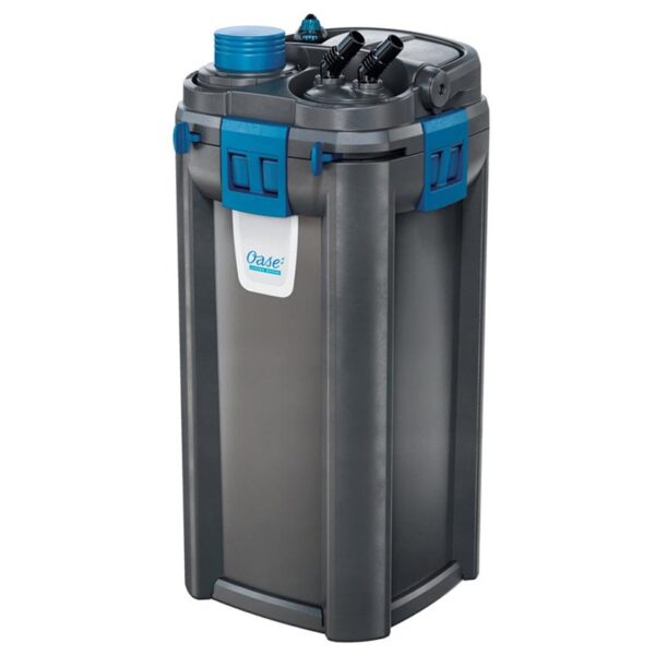 The Oase BioMaster Thermo 850 external filtration system for aquariums up to 850 litres.