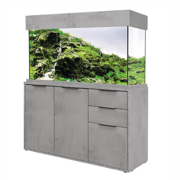 Oakstyle 230 Industrial Concrete Aqua One OakStyle Industrial Concrete Edition is the latest addition to the incredibly popular OakStyle fish tank range
