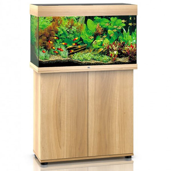 Rio 125 Led and Cabinet Light Wood is the smallest aquarium in the RIO range. With its compact surface area of 81 x 36 cm and classic rectangular design, the RIO 125 LED will fit perfectly into any design scheme.