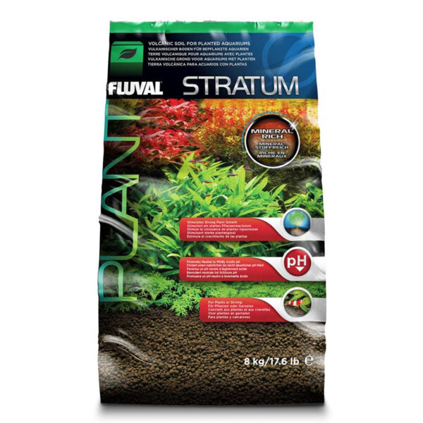 Collected from the mineral-rich foothills of Mount Aso Volcano in Japan, Fluval Stratum makes an ideal alternative substrate for planted aquariums and those featuring shrimp.