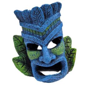 Aqua One Tiki Head Small is a realistic and bright tank ornament,