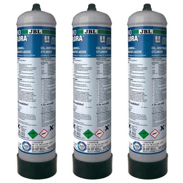 JBL ProFlora Co2 Bottle U 500g x3 Disposable