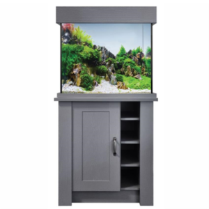 Aqua One Oakstyle 110 Slate Grey Aquarium and Cabinet Set