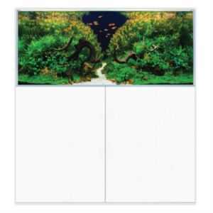 Aqua One AquaSys 300 Matt White Aquarium and Cabinet