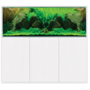 Aqua One AquaSys 395 Matt White Aquarium and Cabinet