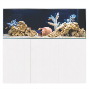Aqua One ReefSys 434 Matt White Aquarium and Cabinet