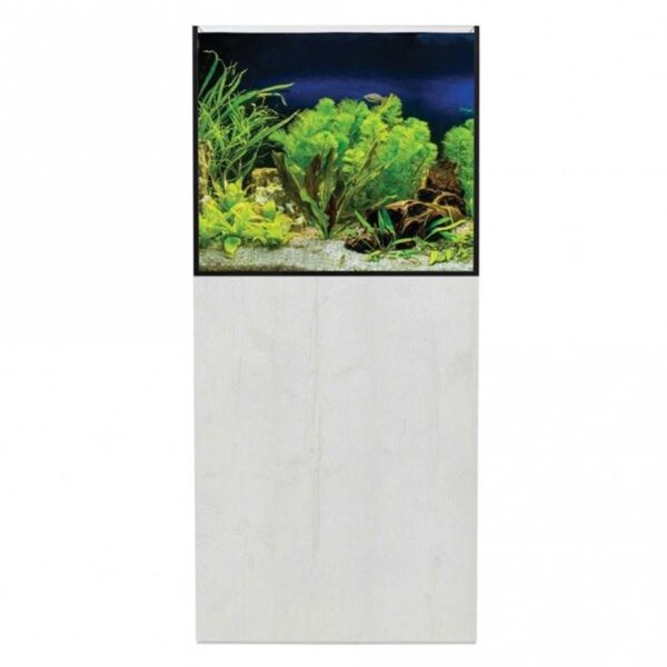 Aqua One AquaSys 150 Matt White Aquarium and Cabinet