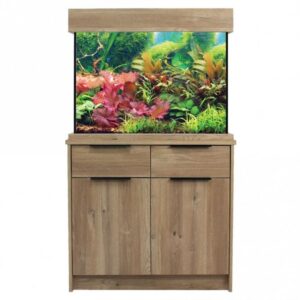 Aqua One Oakstyle 145 Homestyle Nash Oak Aquarium And Cabinet Includes Filter And Heater