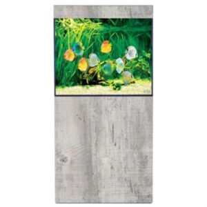 D-D Aqua Pro Freshwater 600 Driftwood Concrete Aquarium and Cabinet