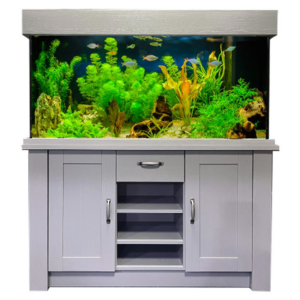 Aqua One Oakstyle 230 Slate Grey Aquarium and Cabinet Set