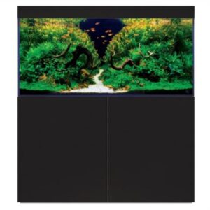 D-D Aqua Pro Freshwater 1200 Black Satin Aquarium and Cabinet