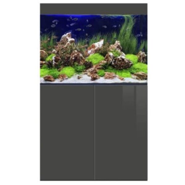 D-D Aqua Pro Freshwater 900 Anthracite Gloss Aquarium and Cabinet