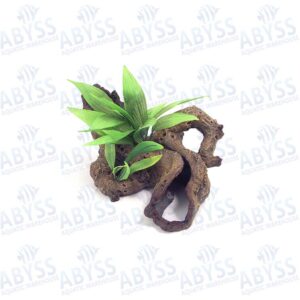 Rosewood Mopani Wood With Plants (S) 911008