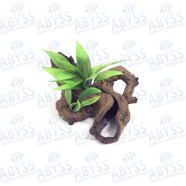 Rosewood Mopani Wood With Plants (S) 911008
