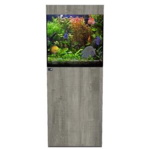 D-D Aqua Pro Freshwater 600 CUBE Driftwood Concrete Aquarium and Cabinet