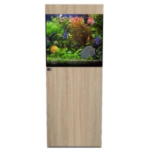 D-D Aqua Pro Freshwater 600 CUBE Platinum Oak Aquarium and Cabinet