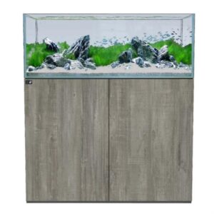 D-D Aqua Pro Aquascaper 1200 Driftwood Concrete Aquarium and Cabinet