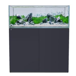 D-D Aqua Pro Aquascaper 1200 Matt Anthracite Aquarium and Cabinet