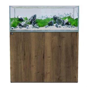 D-D Aqua Pro Aquascaper 1200 Tobacco Oak Aquarium and Cabinet