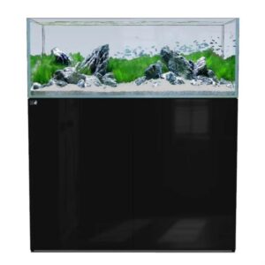 D-D Aqua Pro Aquascaper 1200 Ultra Gloss Black Aquarium and Cabinet