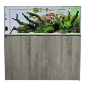 D-D Aqua Pro Aquascaper 1500 Driftwood Concrete Aquarium and Cabinet
