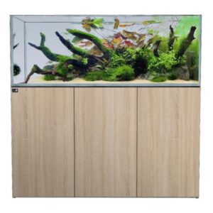D-D Aqua Pro Aquascaper 1500 Platinum Oak Aquarium and Cabinet