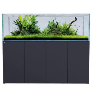 D-D Aqua Pro Aquascaper 1800 Matt Anthracite Aquarium and Cabinet