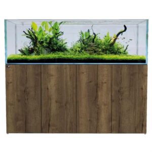 D-D Aqua Pro Aquascaper 1800 Tobacco Oak Aquarium and Cabinet