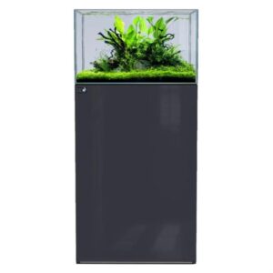 D-D Aqua Pro Aquascaper 600 Ultra Gloss Anthracite Aquarium and Cabinet