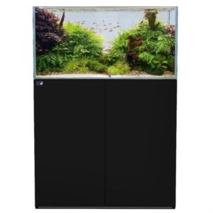 D-D Aqua Pro Aquascaper 900 Satin Black Aquarium and Cabinet