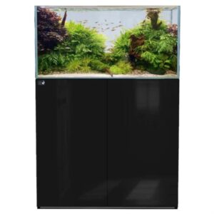 D-D Aqua Pro Aquascaper 900 Ultra Gloss Black Aquarium and Cabinet