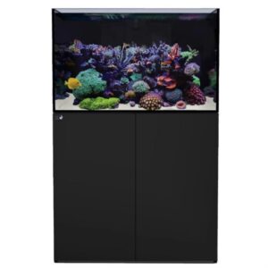 D-D Aqua Pro Reef 900 Satin Black Aquarium and Cabinet