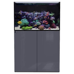 D-D Aqua Pro Reef 900 Ultra Gloss Anthracite Aquarium and Cabinet